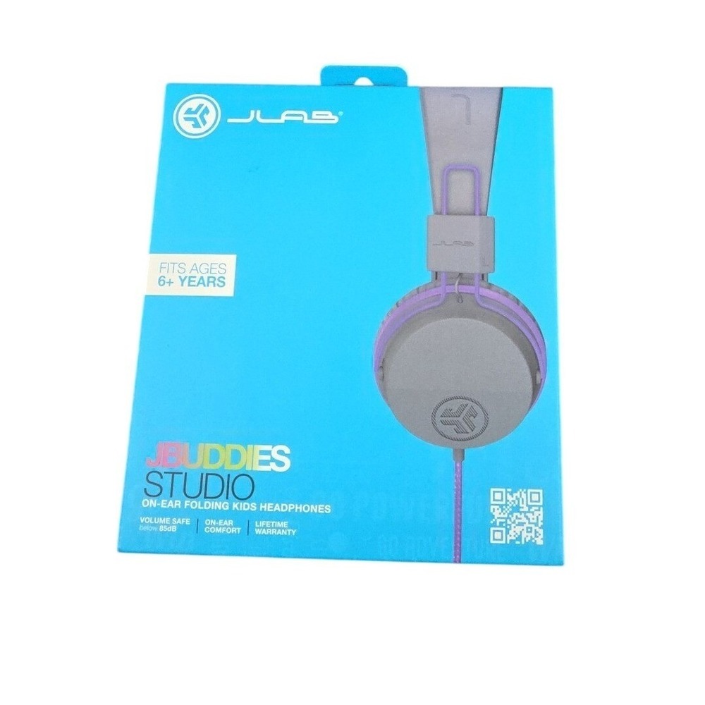jlab jbuddies studio on-ear kids wired headphones Purple